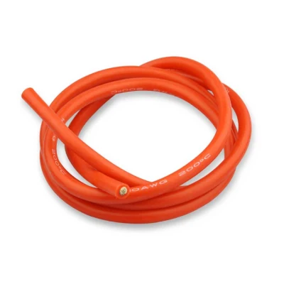 고온 8AWG 10 AWG 12AWG 6AWG 20AWG 26AWG 22 AWG 50mm 내열성 실리콘 고무 케이블 와이어